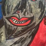 Dark Face with Mouth