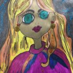 Girl Drawing #1